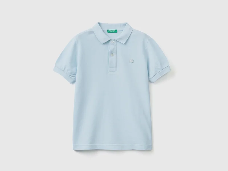 UNITED COLORS OF BENETTON Slim fit polo in 100% organic cotton