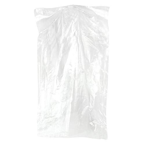 Fengheshun Pack of 100 Garment Bag, Transparent Suit Bag,Clothing Dust Cover, Gown and Dress Storage Bag (60×90cm) - Image 1