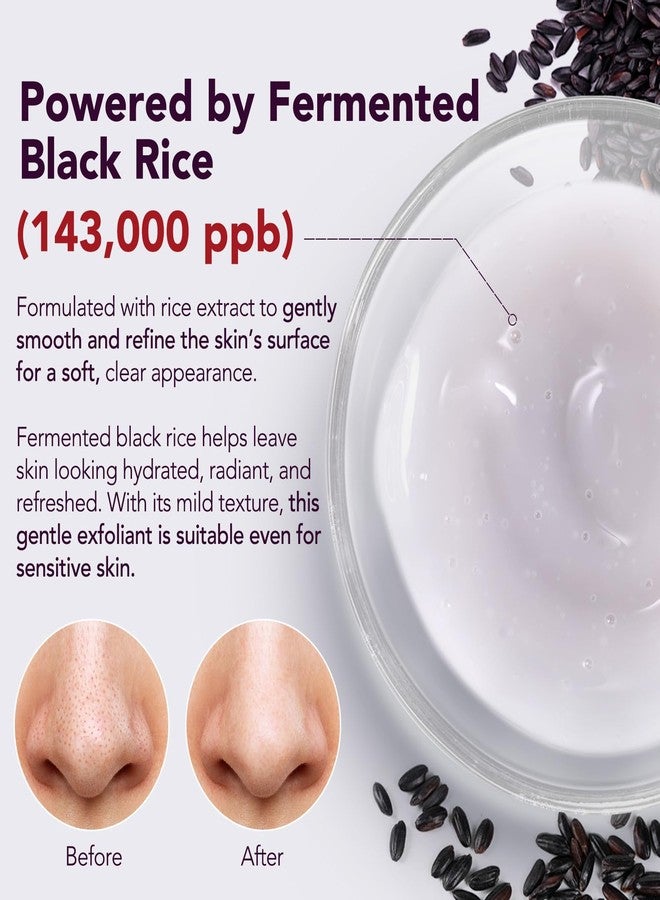 OMZOK Peel Shot Glow Rice Ampoule Duo | Black Rice Exfoliant Face and Pore Cleaner with Hyaluronic Acid & Rice Extract Serum | Facial Pore Exfoliator, Peelshot Blackhead Dead Skin Remover for Face (100ml) - Image 5