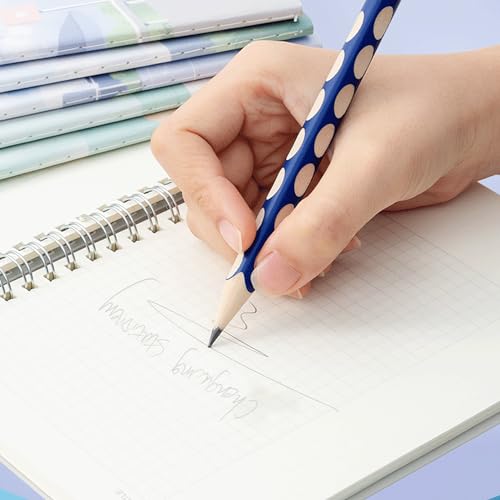 M.G M&G 12 Pcs Triangular Pencils for Kids, Triangular Pole with Grip Correction HB Pencils, Pre-sharpened, Graphite Wood Pencils with Smooth Writing for School, Office, Painting, Sketching, Weddings - Image 5