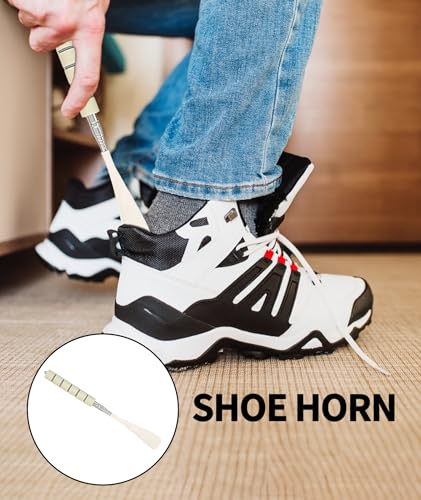 VayuSrot 2 PCS Shoe Horn, Long Handle Shoe Wearing Stick, Adjustable Shoe Inserter Stick for Men, Women, Seniors, and Kids, 28cm to 70cm Telescopic Shoe Horn with Sponge and Stainless Steel, Ideal for Travel and Home Use - Image 5