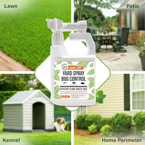 Mighty Mint Peppermint Oil Lawn & Yard Bug Control Spray – Natural Outdoor Pest Repellent for Fleas, Ticks, Mosquitoes, Ants, and More – Plant-Based, Extra-Strength Formula – 32 oz - Image 3