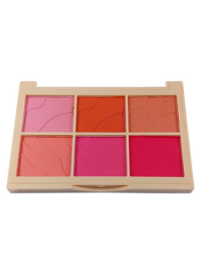 Bold Byte باليت أحمر خدود وإضاءة 6 في 1 | مجموعة أحمر خدود متعددة الألوان من بيوتي تاتش مع أصباغ سهلة الدمج | توهج يدوم طويلاً ولمعان طبيعي | مناسب لجميع ألوان البشرة - Image 5