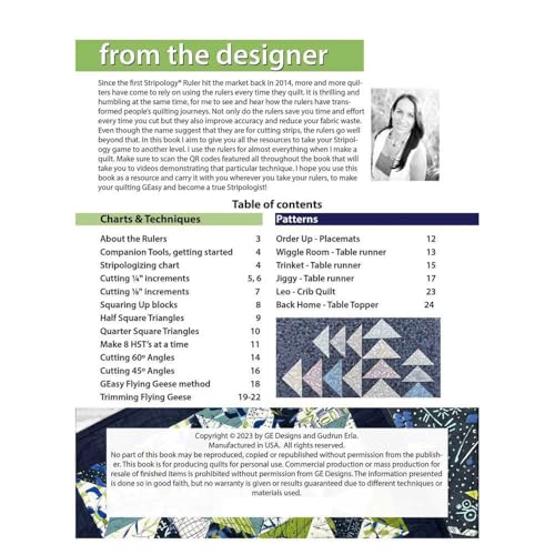 GE Designs Master Your Stripology® Rulers Book by GE Designs - Image 3