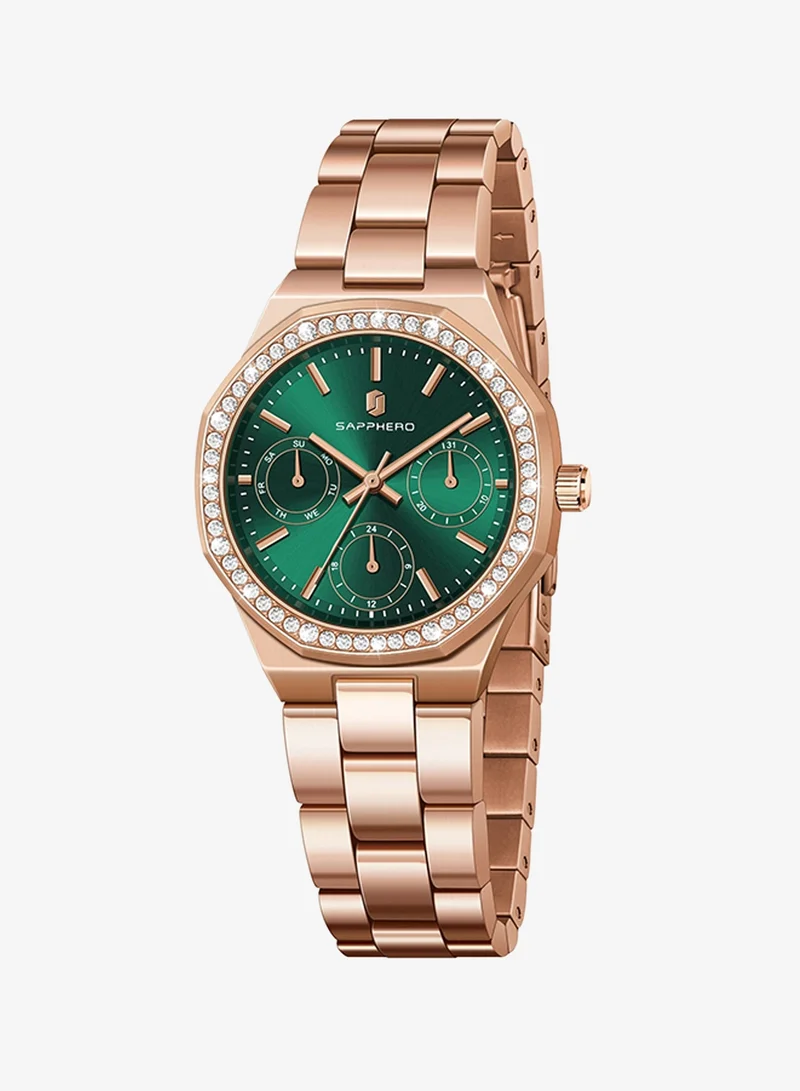 Sapphero SAPPHERO Watches for Women Luxury Ladies Watches Women's Bracelet Watch Small Stainless Steel Analog 3ATM Waterproof Wrist Watch for Women