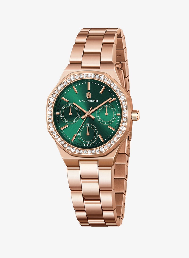 SAPPHERO Watches for Women Luxury Ladies Watches Women's Bracelet Watch Small Stainless Steel Analog 3ATM Waterproof Wrist Watch for Women - Image 1