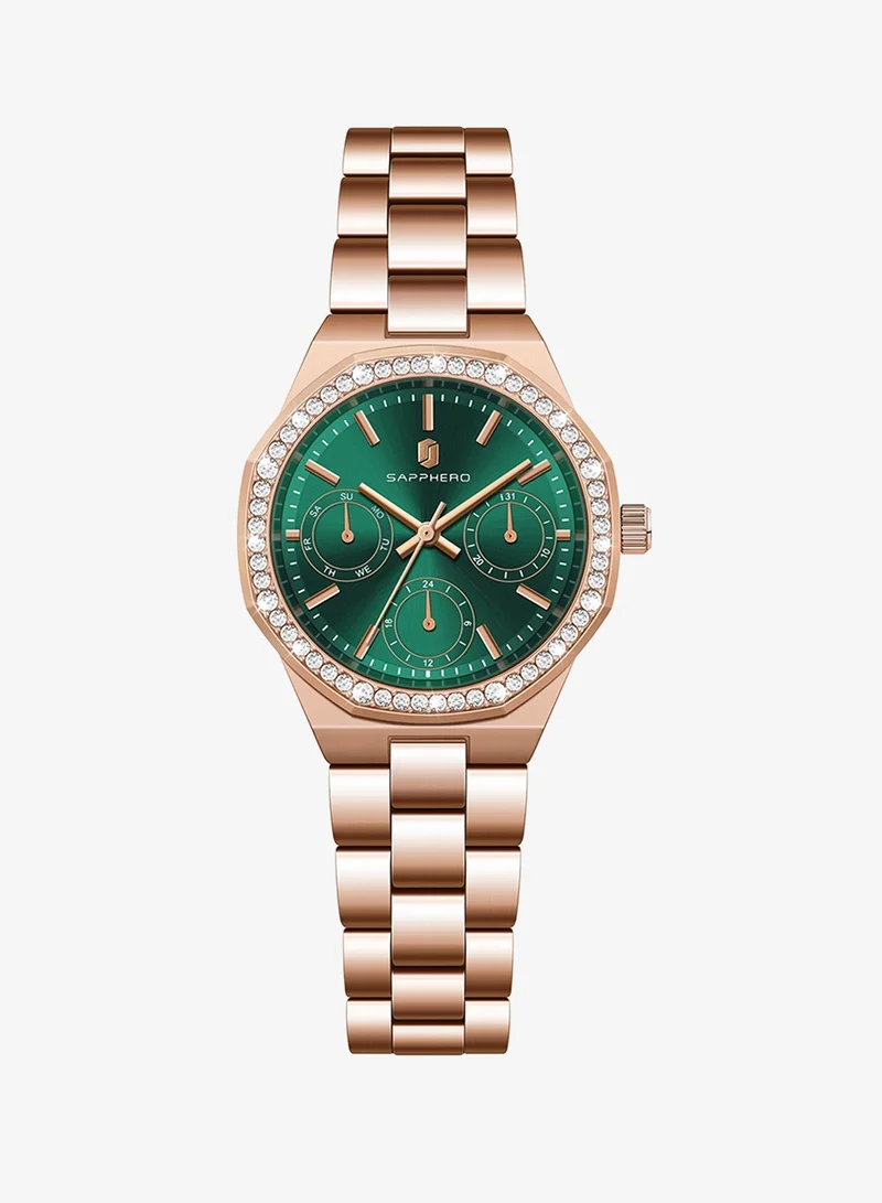 Sapphero  SAPPHERO Watches for Women Luxury Ladies Watches Women's Bracelet Watch Small Stainless Steel Analog 3ATM Waterproof Wrist Watch for Women for Women | Best Price UAE