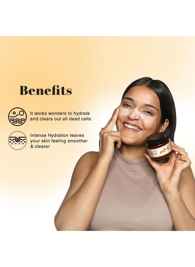 Richfeel Orange Almond Scrub For Brightening & Revitalizing | Gentle Exfoliation | Removes Blackheads & Dead Skin Cells | Suitable For All Skin Types | 100 G  - Image 3