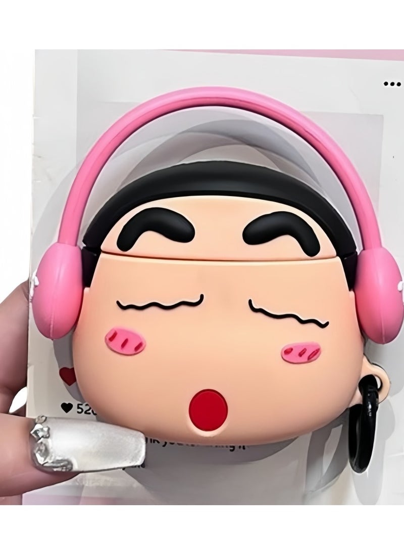 KUYING - Suitable For Apple Bluetooth Earphones With Silicone Cartoon Protective Case - Image 1