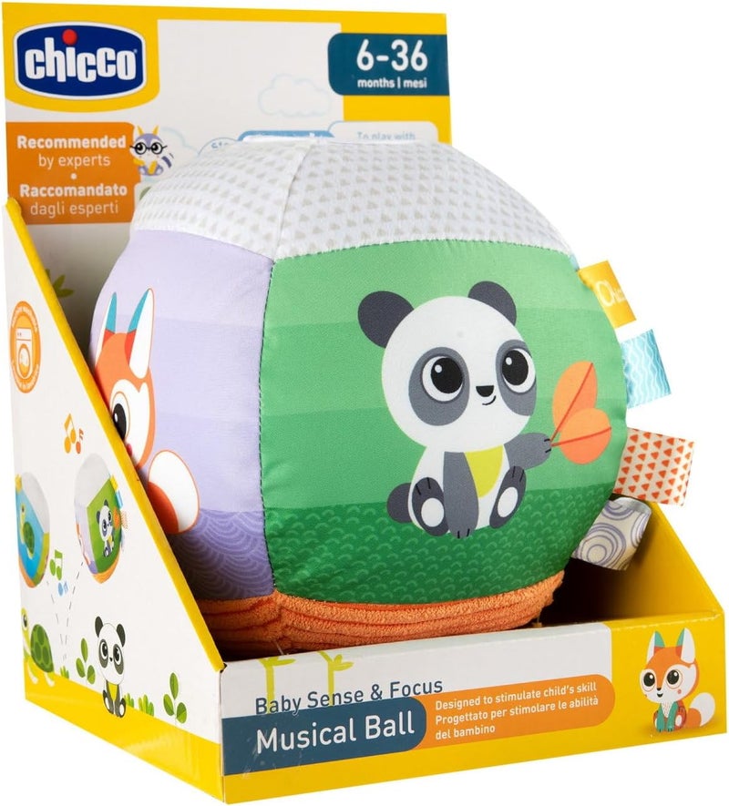 Chicco Musical Ball for Infants 6-36 Months - Multicolored - Image 5