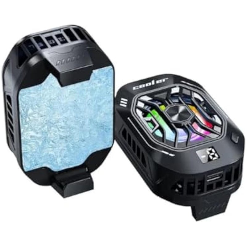 Phone Cooler,Phone cooling fan.He is a necessary cooling product for long live streaming, playing games, and brushing short video screens，Suitable for all smartphone - Image 1