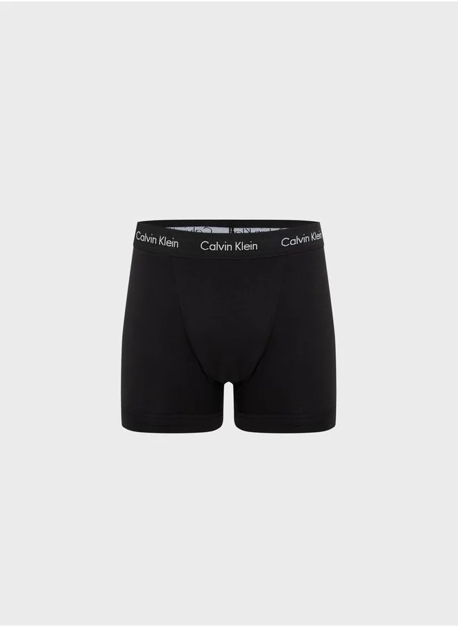 CALVIN KLEIN 3 Pack Logo Band Trunks