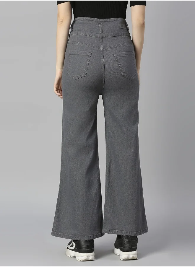 HIGH STAR Women Grey Jeans