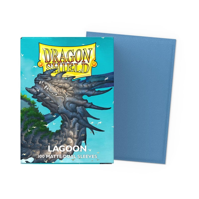 Dragon Shield | Matte Dual Standard Size Card Sleeves | 100 CT - Smooth & Tough Premium TCG Sleeves - Compatible with Pokemon, Flesh & Blood, One Piece & Magic the Gathering | Lagoon - Image 2