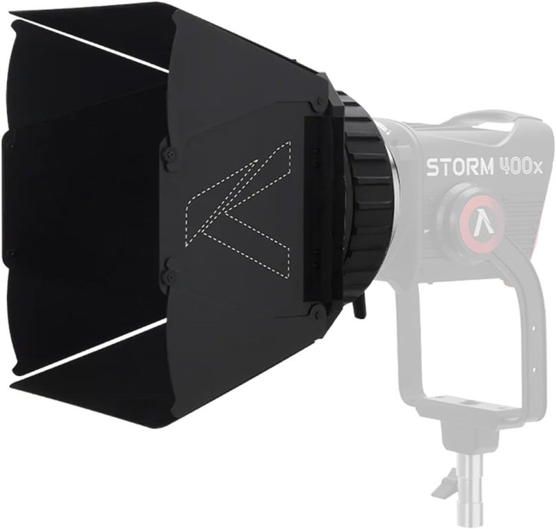 Aputure CF7 Fresnel and Barn Doors Kit 7Inch Bowens Mount Fresnel for Storm 400x Black - Image 2