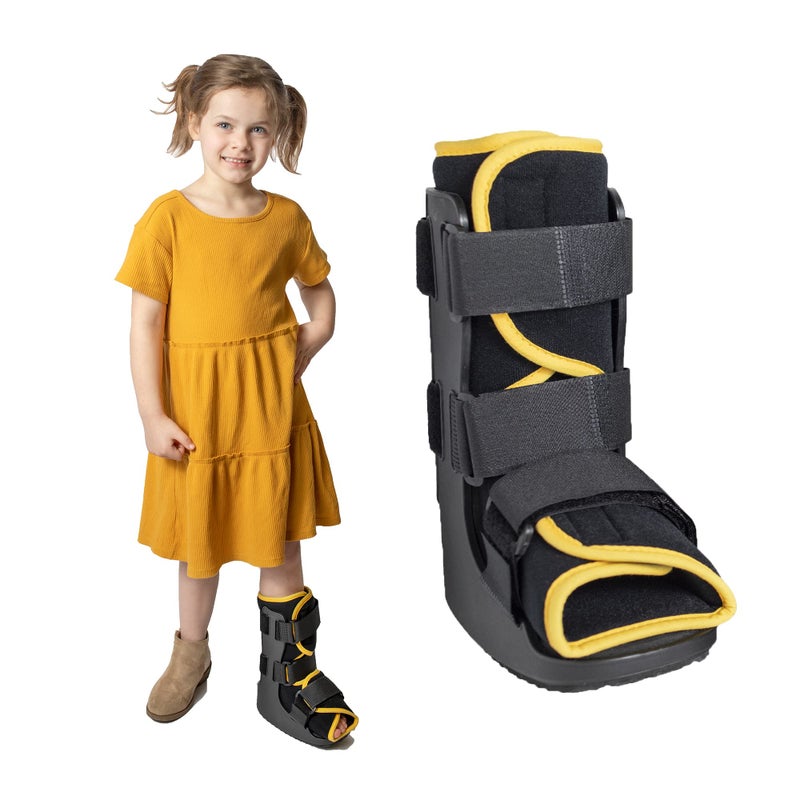 Brace Direct Childrens Pediatric Walker Fracture Boot for Kids Broken Toe or Foot  Left or Right Foot  Lightweight Padded Support Cam Boot for Foot Injury - Image 1