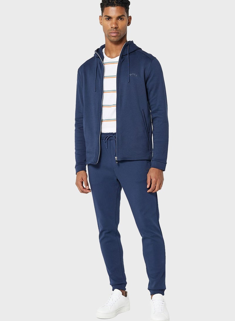BOSS Essential Zip Through Hoodie - Image 4