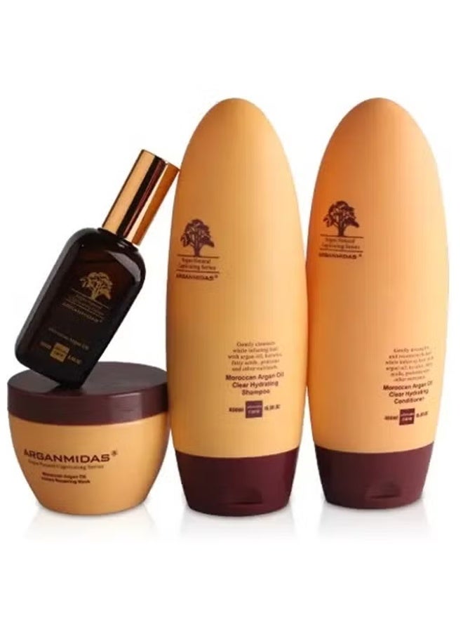 أرجان ميداس مجموعة العناية بالشعر بالأرغان من أرجان ميداس من 4 قطع - Image 1