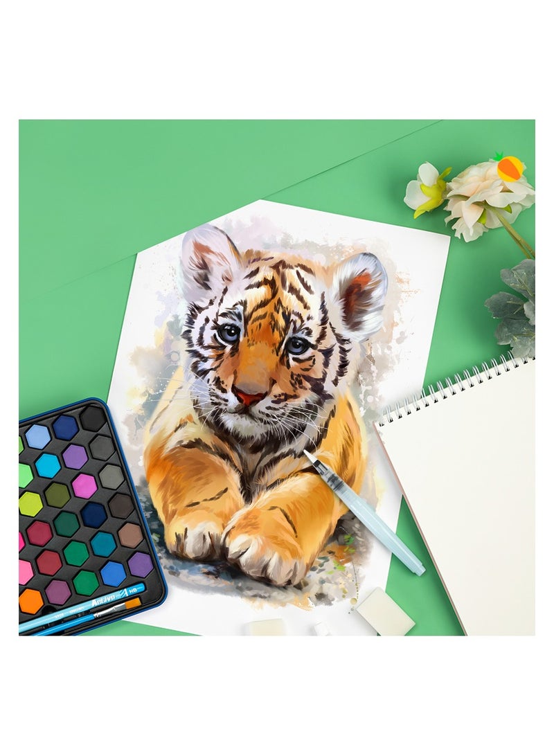 Deli مجموعة ألوان مائية دلي 73936-36 36 لون - Image 3