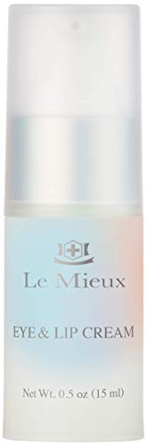 Le Mieux Eye & Lip Cream - Anti Aging Eye and Lip Moisturizer, Peptide-Infused Treatment for Visible Wrinkles & Fine Lines with Kukui Nut Oil & Ceramide, No Parabens or Sulfates (0.5 oz / 15 ml) - Image 1