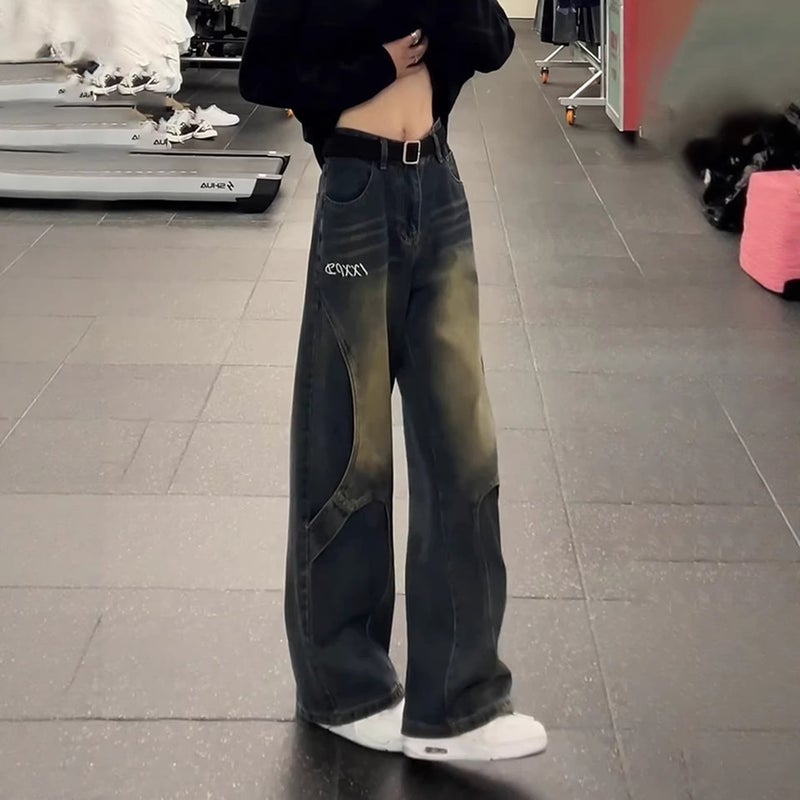 Unisex Classic Denim Jeans Loose Fit Daily Outdoor Wear - Image 3