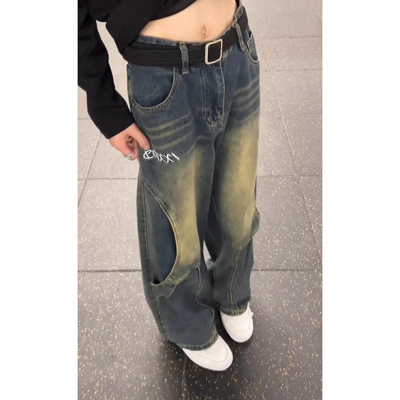 Unisex Classic Denim Jeans Loose Fit Daily Outdoor Wear - Image 5