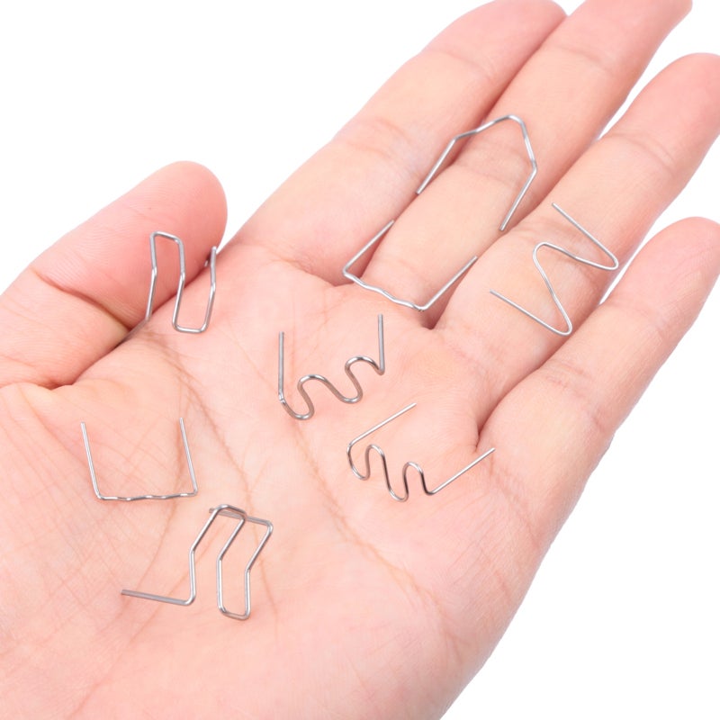 Plastic Repair Welding Staples: 1600PCS Pre-cut Stainless Steel Wave Staples - With Separate Storage Box for Automotive Plastic Repair, Car Bumper & Nylon PVC ABS Plastic Welding - Image 2