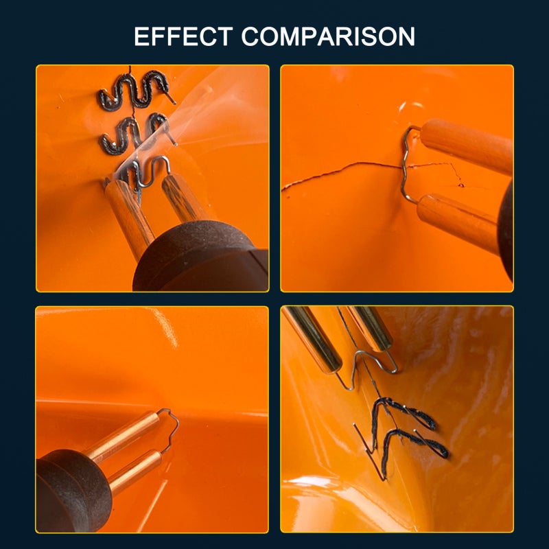 Plastic Repair Welding Staples: 1600PCS Pre-cut Stainless Steel Wave Staples - With Separate Storage Box for Automotive Plastic Repair, Car Bumper & Nylon PVC ABS Plastic Welding - Image 3
