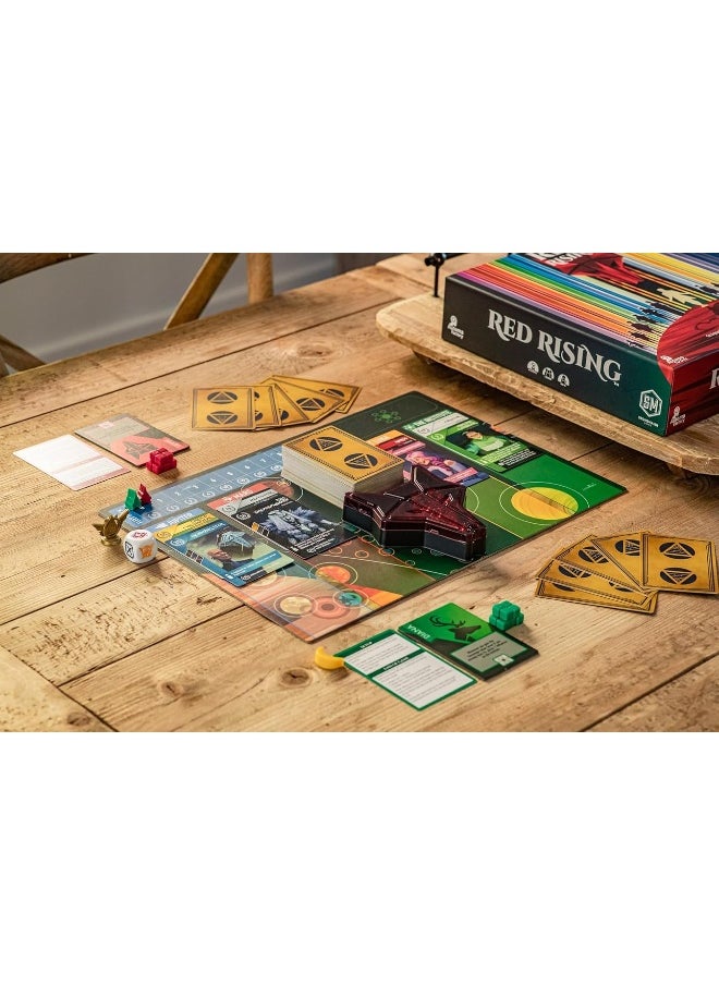 Stonemaier Games: Red Rising | A Competitive Strategy Game Based on The Novels from Pierce Brown | Craft a Hand of Powerful Characters from The World of Red Rising | 1-6 Players, 60 Mins, Ages 14+