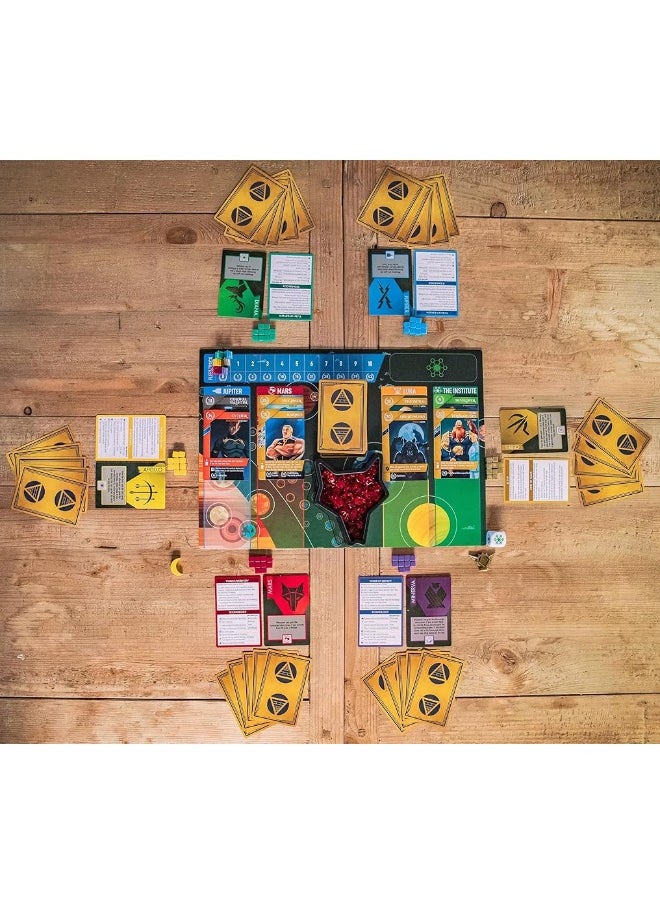Stonemaier Games: Red Rising | A Competitive Strategy Game Based on The Novels from Pierce Brown | Craft a Hand of Powerful Characters from The World of Red Rising | 1-6 Players, 60 Mins, Ages 14+