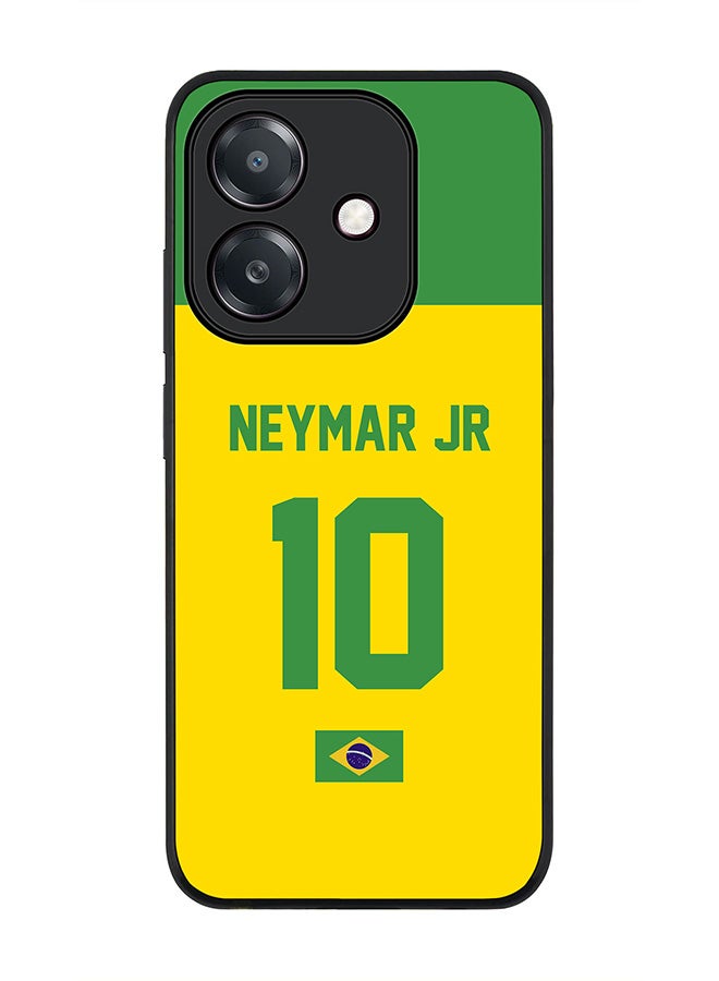 Stylizedd For Oppo A5i Case,Slim fit Camera Protection, Shockproof Thin Phone cover  - Football - Brazil,  Neymar Jr