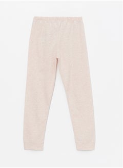 LC WAIKIKI Crew Neck Printed Long Sleeve Girl Pajama Set  - Image 3