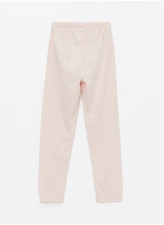 LC WAIKIKI Crew Neck Printed Long Sleeve Girl Pajama Set  - Image 5