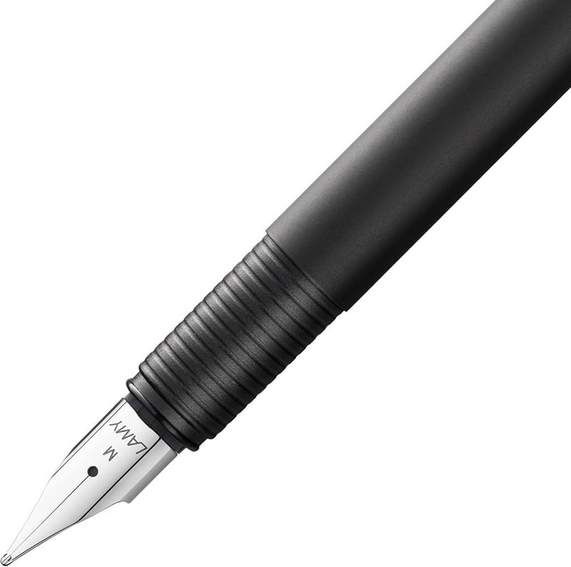 لامي قلم رصاص LAMY cp1 056 - قلم رصاص بطلاء أسود مات، مشبك من الفولاذ المقاوم للصدأ بلون أسود، ونصل من الفولاذ المصقول - حجم النصل F - Image 3