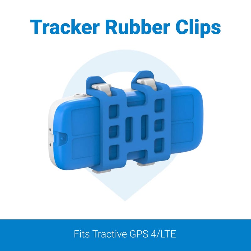 Tractive GPS Dog Tracker Rubber Attachment Clips (Pack of 3) - Image 2