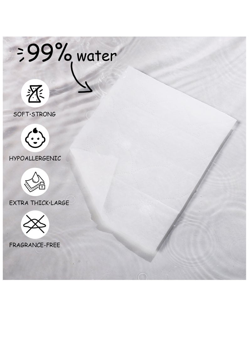 Softpaii - 99.9% Water Wet wipes Baby Wipes 6x72(432 wipes) - Image 1