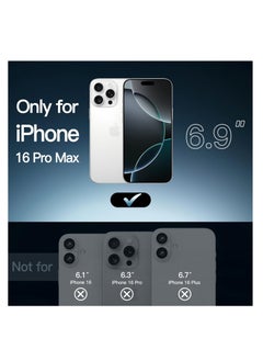 Aookay For iPhone 16 Pro Max Leather Case, Business Luxury Classic PU Leather Elegant Designer Men Cover Soft Non-Slip Grip Phone Cases for iPhone 16 Pro Max  (Black)  - Image 2