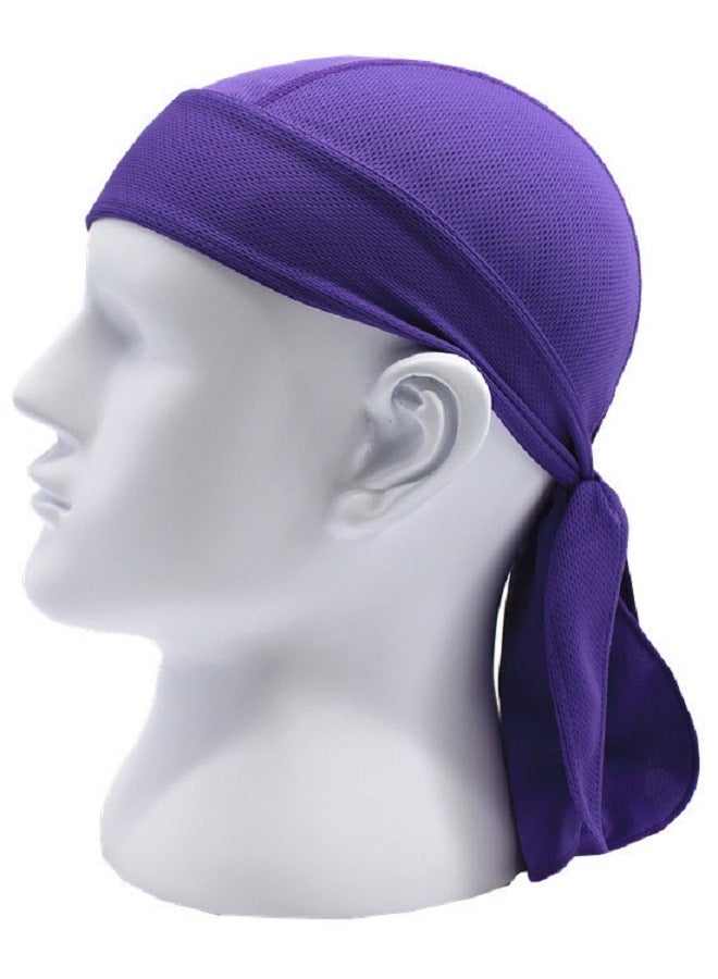 إسكدنيا في الهواء الطلق ركوب الدراجات القراصنة قبعة سريعة التجفيف الرياضة حزام الرأس امتصاص الرطوبة والتهوية واقية من الشمس حزام الرأس القراصنة قبعة