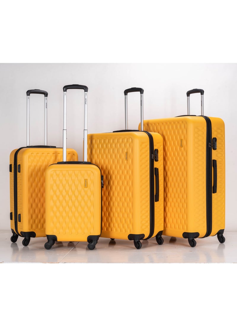 VIPTOUR - Set of 4 ABS Trolley Luggage With Number Lock 20,24,28,32 Inches - Image 1