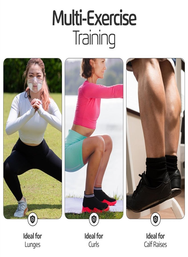 LoGest Foot Weights with Velcro Closures - 1lb, 2lbs, 3lbs, 4lbs - Sold in Pairs Comfortable Secure Padded Neoprene Foot Weight Leg Raises, Leg Curls, Lunges, Calf Raises Physical Therapy (1 LB Pair - Image 4