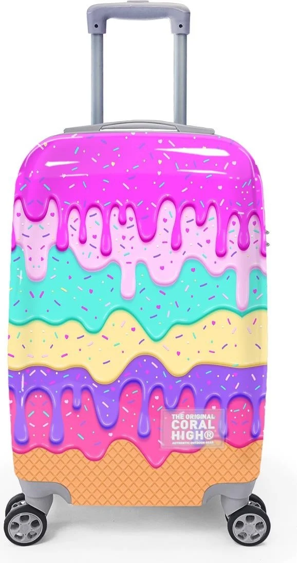 كورال هاي Colorful Patterned Cabin Size Suitcase (50CM) 16539