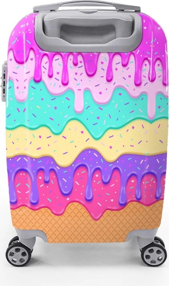كورال هاي Colorful Patterned Cabin Size Suitcase (50CM) 16539