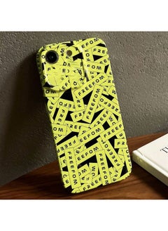 Case Cover For iPhone SE 2022 / 2020 / 8 / 7 Painted Pattern Precise Hole PC Phone Case Green Label