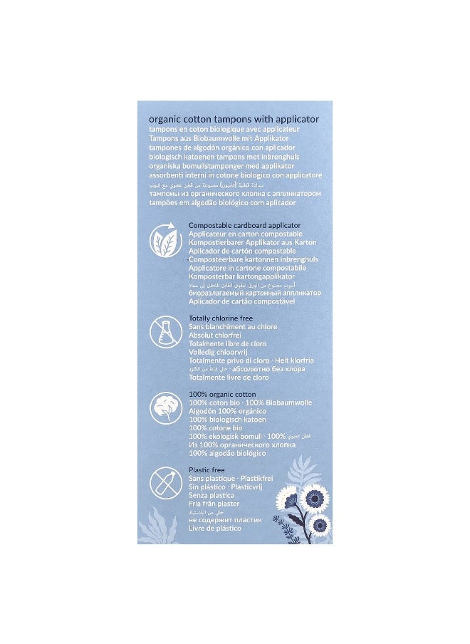 NATRACARE Natracare, Organic Cotton Tampons with Applicator, Regular, 16 Tampons  - Image 2
