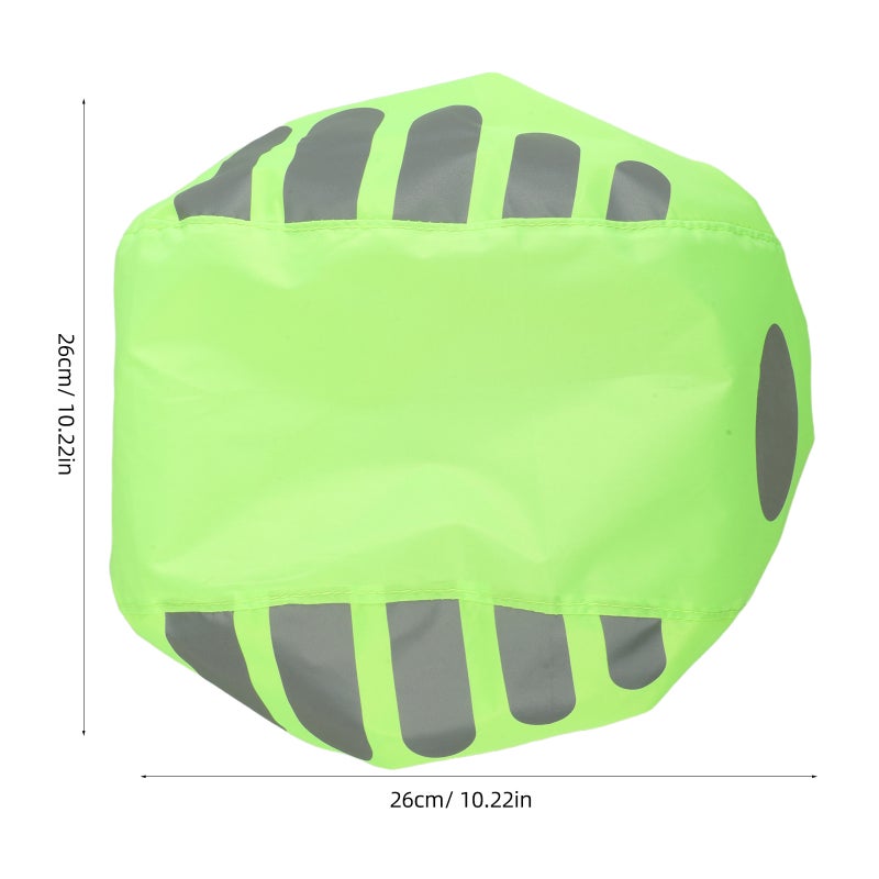 Cycling Helmet Rain Covers with Reflective Strips for Safe Night Rides - Image 2