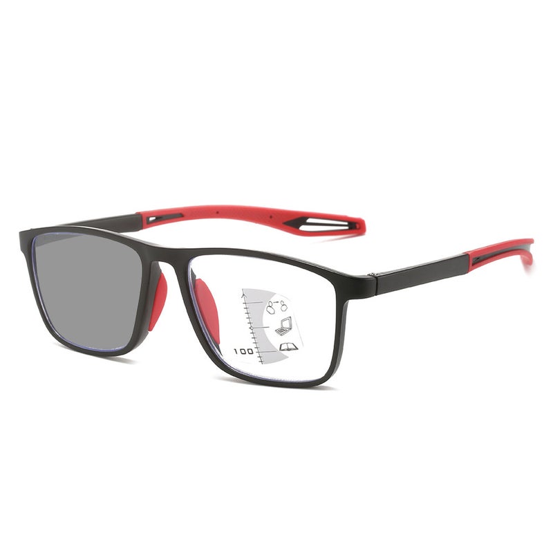 Multi-Focus Color-Changing Far And Near Dual-Use Anti-Blue Light Reading Glasses Sports Anti-Slip Flat Light Smart Zoom Manufacturer - Image 3