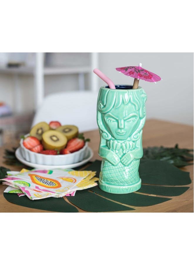 Geeki Tikis Green Mermaid Fantasy Mug | Ceramic Tiki Style Cup | Holds 15 Ounces - Image 5