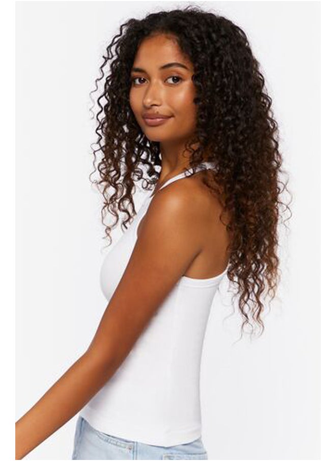 FOREVER 21 - Ribbed Racerback Tank Top - Image 1