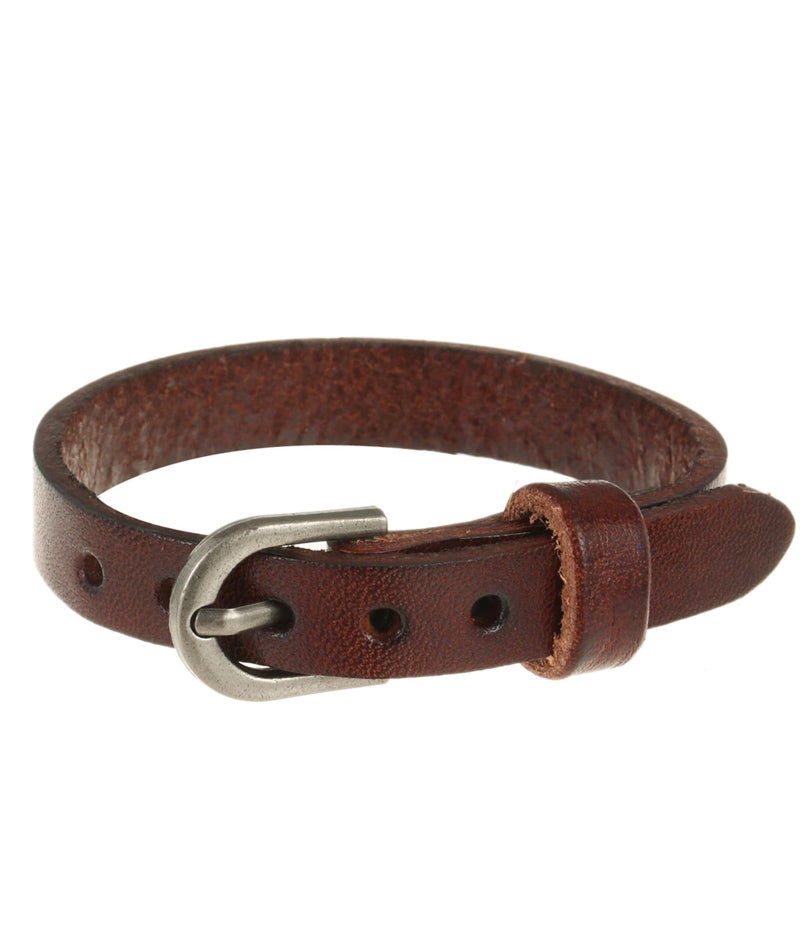Zbdroxygen Leather Bracelet for Men, Stylish Wrist Band for Man, Brown Hand Bracelets, Adjustable Bracelet for Man Leather, Gift for Birthday, Valentines Day,Diwali - Image 1