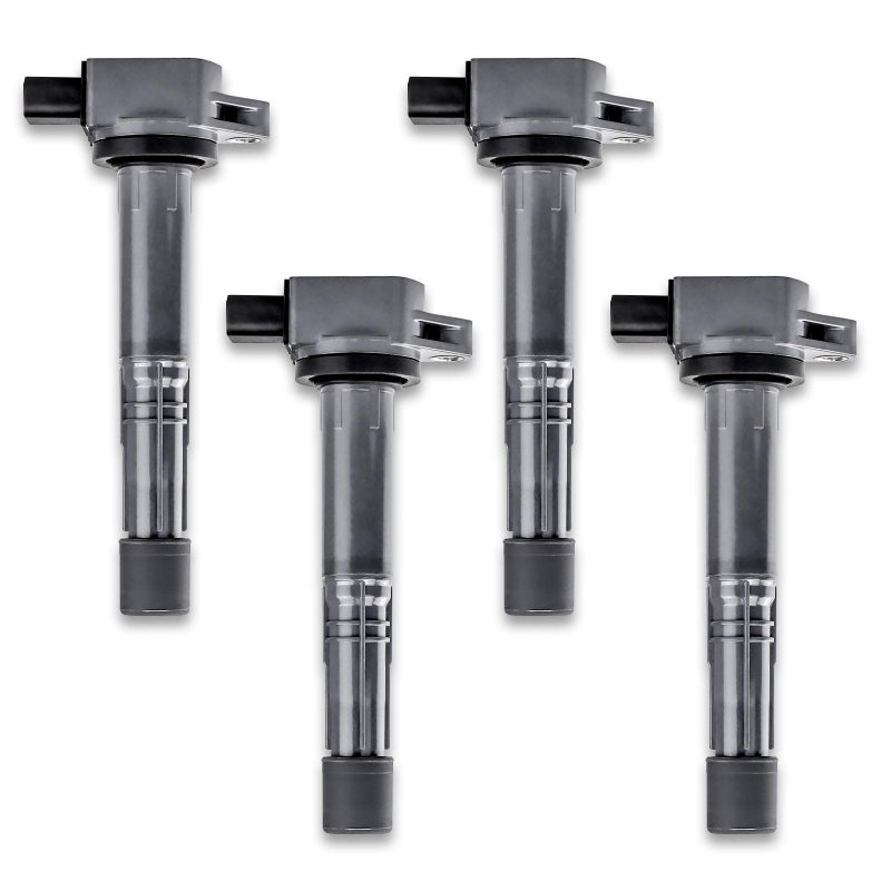 POHILA Ignition Coil Pack Set of 4 Replacement for L4 24 20 2002 2003 2004 2005 2006 2007 2008 2009 Honda CRV Accord Civic SI Element S2000 Acura RSX CSX Coil Pack Replaces UF311 UF583 C1382